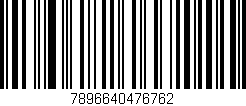 Código de barras (EAN, GTIN, SKU, ISBN): '7896640476762'