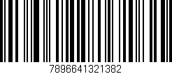 Código de barras (EAN, GTIN, SKU, ISBN): '7896641321382'