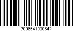 Código de barras (EAN, GTIN, SKU, ISBN): '7896641808647'