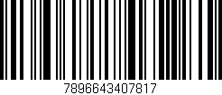 Código de barras (EAN, GTIN, SKU, ISBN): '7896643407817'