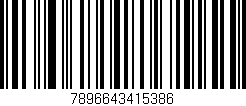 Código de barras (EAN, GTIN, SKU, ISBN): '7896643415386'