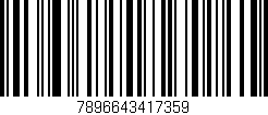 Código de barras (EAN, GTIN, SKU, ISBN): '7896643417359'