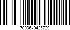 Código de barras (EAN, GTIN, SKU, ISBN): '7896643425729'