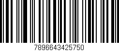 Código de barras (EAN, GTIN, SKU, ISBN): '7896643425750'