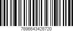 Código de barras (EAN, GTIN, SKU, ISBN): '7896643428720'