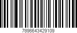 Código de barras (EAN, GTIN, SKU, ISBN): '7896643429109'