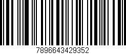 Código de barras (EAN, GTIN, SKU, ISBN): '7896643429352'
