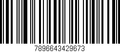Código de barras (EAN, GTIN, SKU, ISBN): '7896643429673'