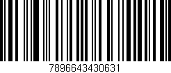Código de barras (EAN, GTIN, SKU, ISBN): '7896643430631'