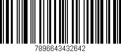 Código de barras (EAN, GTIN, SKU, ISBN): '7896643432642'