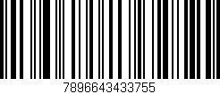 Código de barras (EAN, GTIN, SKU, ISBN): '7896643433755'