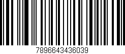 Código de barras (EAN, GTIN, SKU, ISBN): '7896643436039'