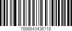 Código de barras (EAN, GTIN, SKU, ISBN): '7896643436718'