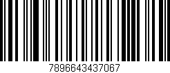 Código de barras (EAN, GTIN, SKU, ISBN): '7896643437067'