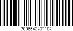 Código de barras (EAN, GTIN, SKU, ISBN): '7896643437104'