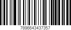 Código de barras (EAN, GTIN, SKU, ISBN): '7896643437357'