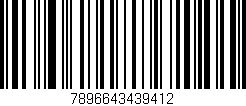 Código de barras (EAN, GTIN, SKU, ISBN): '7896643439412'