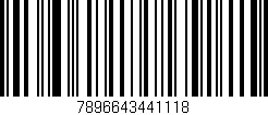 Código de barras (EAN, GTIN, SKU, ISBN): '7896643441118'