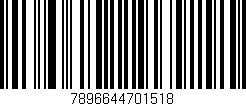 Código de barras (EAN, GTIN, SKU, ISBN): '7896644701518'