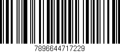 Código de barras (EAN, GTIN, SKU, ISBN): '7896644717229'