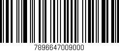 Código de barras (EAN, GTIN, SKU, ISBN): '7896647009000'