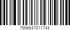 Código de barras (EAN, GTIN, SKU, ISBN): '7896647011744'
