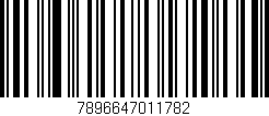 Código de barras (EAN, GTIN, SKU, ISBN): '7896647011782'