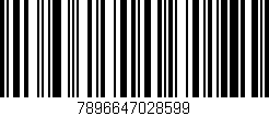 Código de barras (EAN, GTIN, SKU, ISBN): '7896647028599'