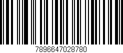 Código de barras (EAN, GTIN, SKU, ISBN): '7896647028780'