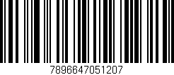 Código de barras (EAN, GTIN, SKU, ISBN): '7896647051207'