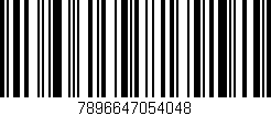 Código de barras (EAN, GTIN, SKU, ISBN): '7896647054048'