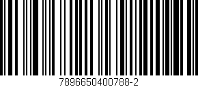 Código de barras (EAN, GTIN, SKU, ISBN): '7896650400788-2'