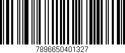 Código de barras (EAN, GTIN, SKU, ISBN): '7896650401327'