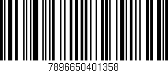 Código de barras (EAN, GTIN, SKU, ISBN): '7896650401358'