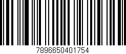 Código de barras (EAN, GTIN, SKU, ISBN): '7896650401754'