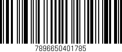 Código de barras (EAN, GTIN, SKU, ISBN): '7896650401785'
