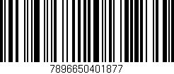 Código de barras (EAN, GTIN, SKU, ISBN): '7896650401877'