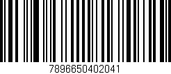 Código de barras (EAN, GTIN, SKU, ISBN): '7896650402041'