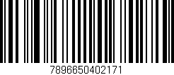 Código de barras (EAN, GTIN, SKU, ISBN): '7896650402171'