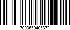 Código de barras (EAN, GTIN, SKU, ISBN): '7896650405677'
