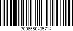 Código de barras (EAN, GTIN, SKU, ISBN): '7896650405714'