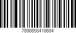 Código de barras (EAN, GTIN, SKU, ISBN): '7896650418684'