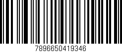 Código de barras (EAN, GTIN, SKU, ISBN): '7896650419346'