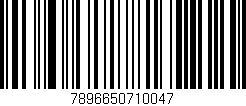 Código de barras (EAN, GTIN, SKU, ISBN): '7896650710047'