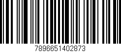 Código de barras (EAN, GTIN, SKU, ISBN): '7896651402873'