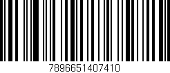 Código de barras (EAN, GTIN, SKU, ISBN): '7896651407410'