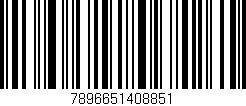 Código de barras (EAN, GTIN, SKU, ISBN): '7896651408851'