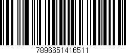 Código de barras (EAN, GTIN, SKU, ISBN): '7896651416511'