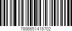 Código de barras (EAN, GTIN, SKU, ISBN): '7896651416702'