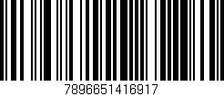Código de barras (EAN, GTIN, SKU, ISBN): '7896651416917'